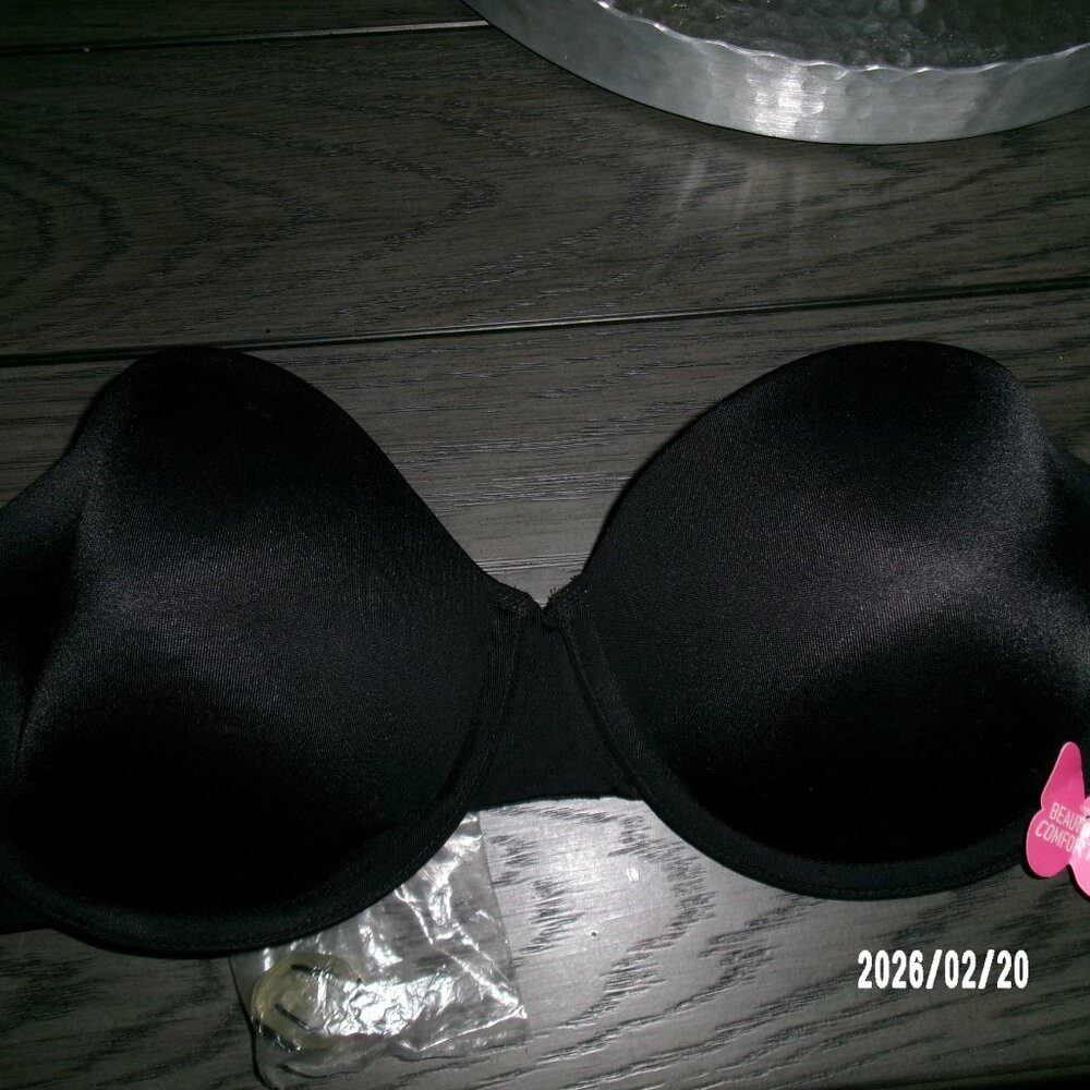 NWT MAIDENFORM STRAPLESS UNDERWIRE Bra Lightly Padded 38C STYLE 07955 - Picture 3 of 5